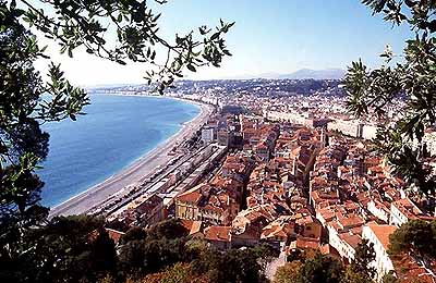 View of Nice and it's bay