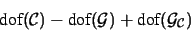 \begin{displaymath}\hbox{dof}(\cal{C}) - \hbox{dof}(\cal{G}) +
\hbox{dof}(\cal{G}_{\cal{C}})
\end{displaymath}